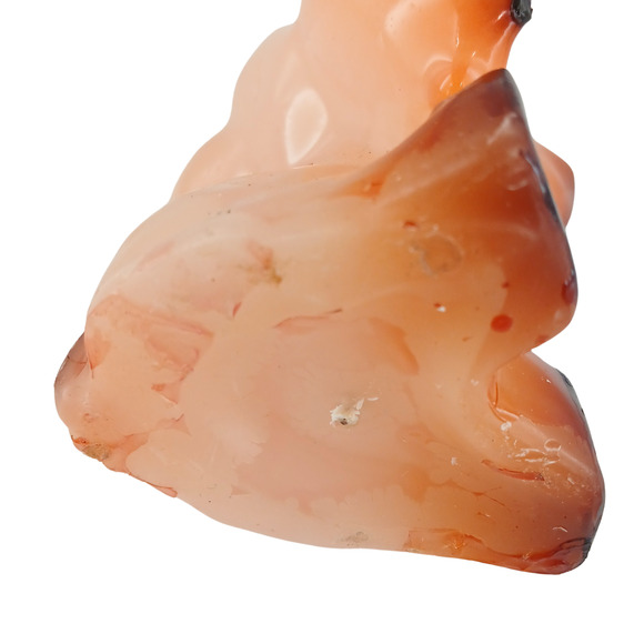 Small Wax Elephant Candle Decorative Kitsch Animal – Orange & Brown Collectible - Picture 5 of 10